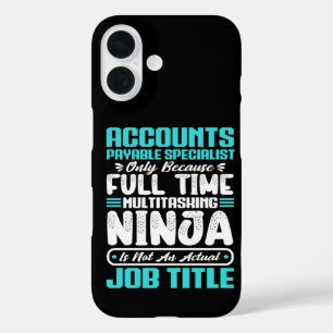 Accounts Payable Specialist Job Title Profession iPhone 16 Case