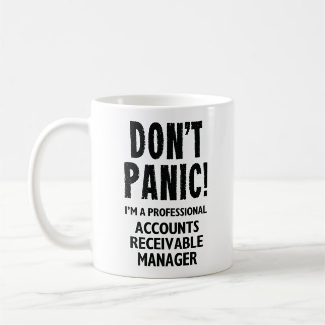 Accounts Receivable Manager Coffee Mug (Left)