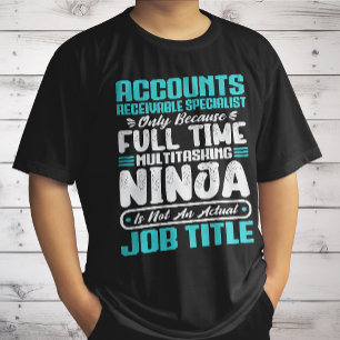 Accounts Receivable Specialist Job Title Skills T-Shirt
