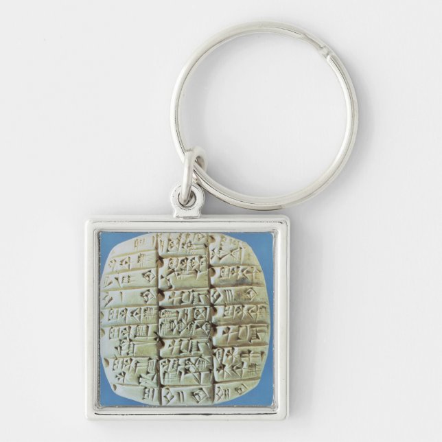 Accounts Table with cuneiform script, c.2400 BC (t Key Ring (Front)