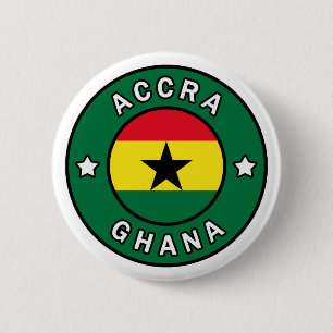 Accra Ghana 6 Cm Round Badge