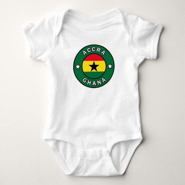 Accra Ghana Baby Bodysuit (Front)
