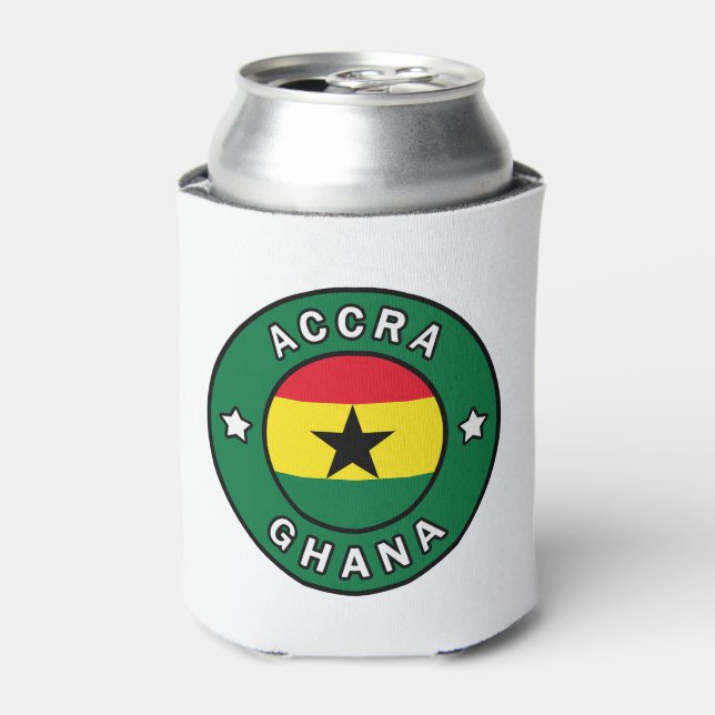 Accra Ghana Can Cooler (Can Front)