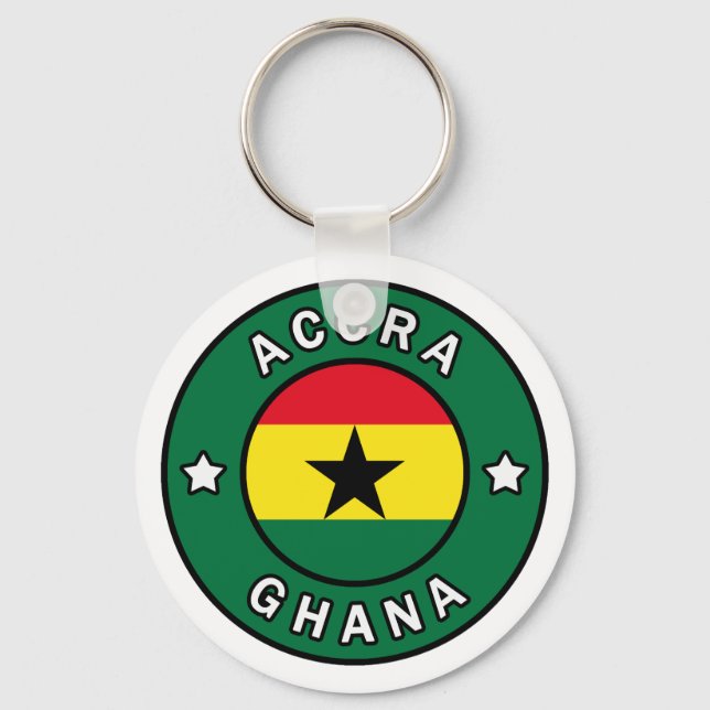 Accra Ghana Key Ring (Front)