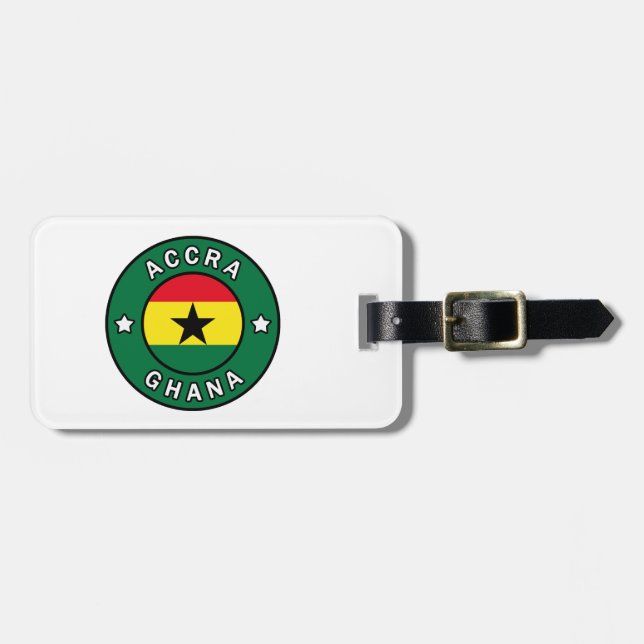 Accra Ghana Luggage Tag (Front Horizontal)