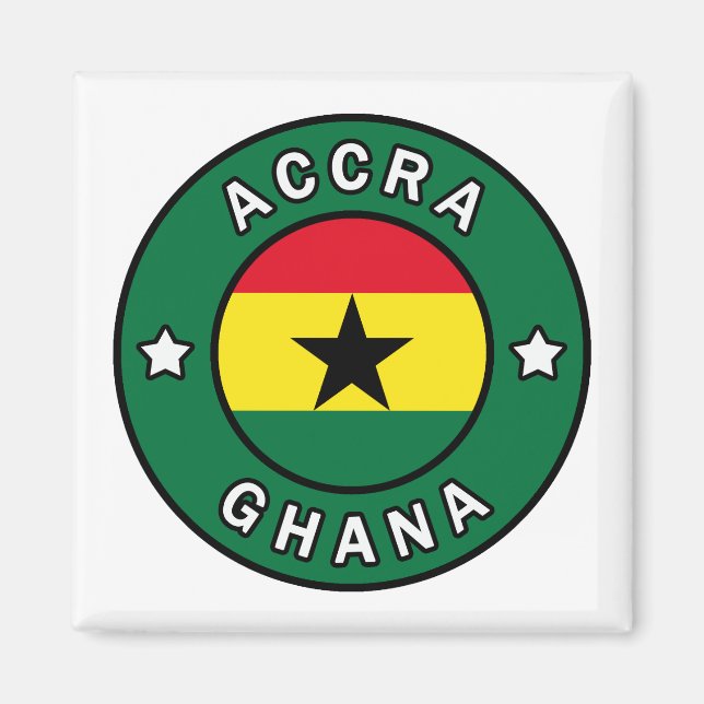 Accra Ghana Magnet (Front)