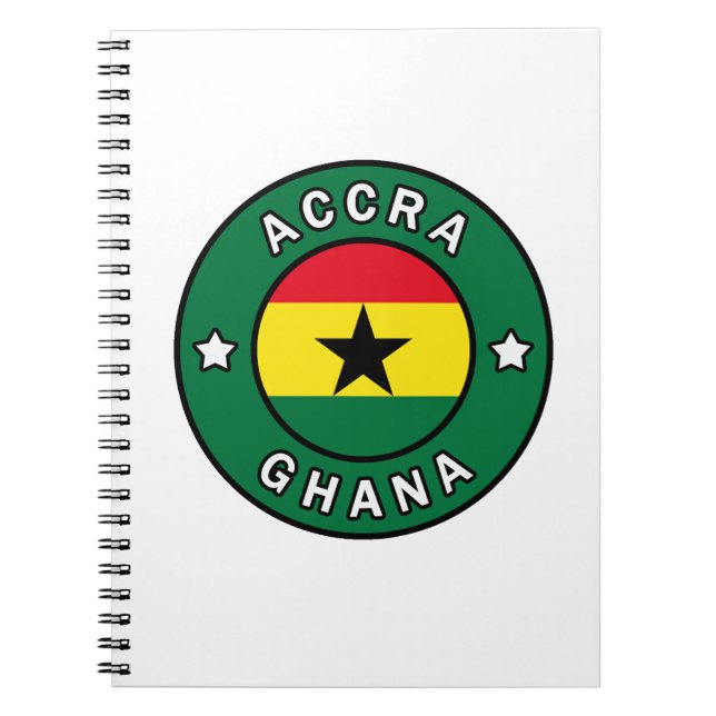 Accra Ghana Notebook (Front)