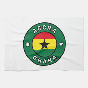 Accra Ghana Tea Towel