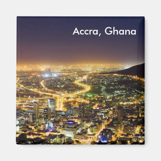 Accra, Ghana Themed Magnets