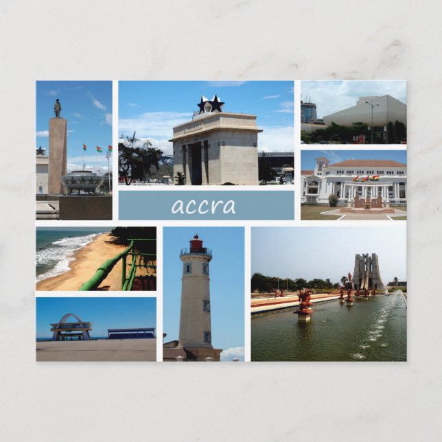 Accra postcard (Front)