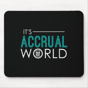 Accrual world funny accounting & accountant cp mouse mat