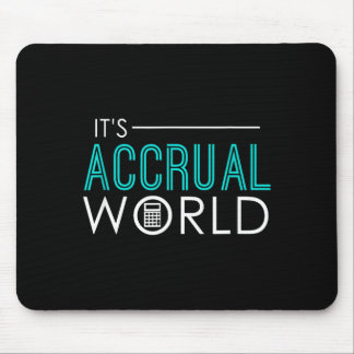 Accrual world funny accounting &amp; accountant cp mouse mat