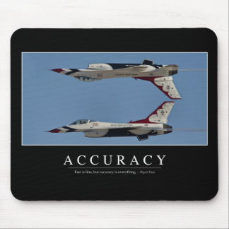 Accuracy: Inspirational Quote Mouse Mat