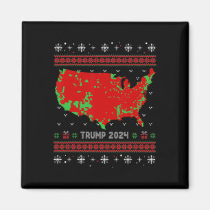 Accurate Map Of 2024 Election Results Ugly Sweater Magnet