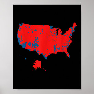 Accurate Map Of 2025 Election Results Poster