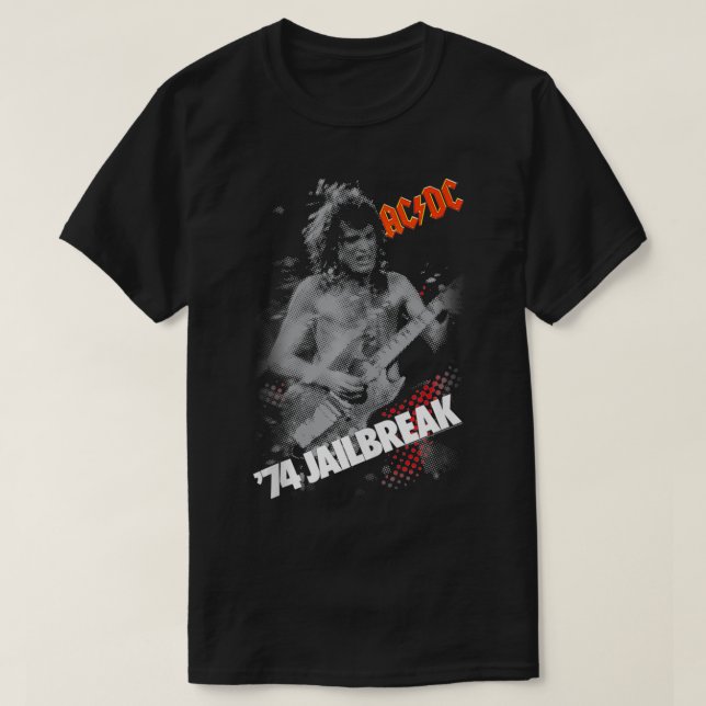 ACDC  Angus '74  T-Shirt (Design Front)