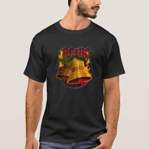 ACDC Christmas Hells Bells X Mas Rock Music Band M T-Shirt