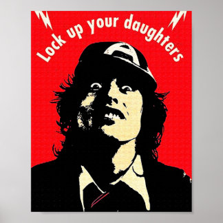 ACDC music posters vintage