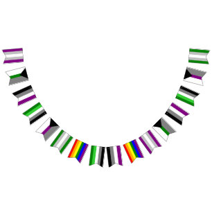 Ace/Aro Bunting Flags