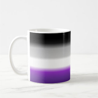 Ace Asexual Gradient Pride Flag: Horizontal Stripe Coffee Mug