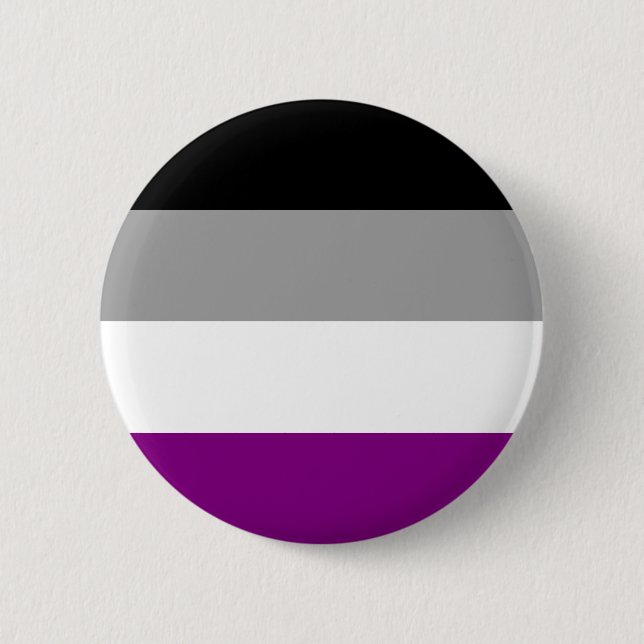 Ace Asexual Pride Flag Button (Front)