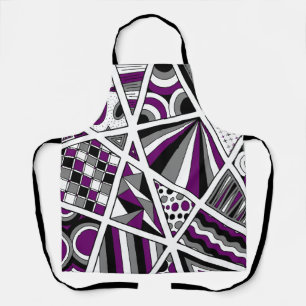 Ace Asexual Pride Zen Doodle Apron
