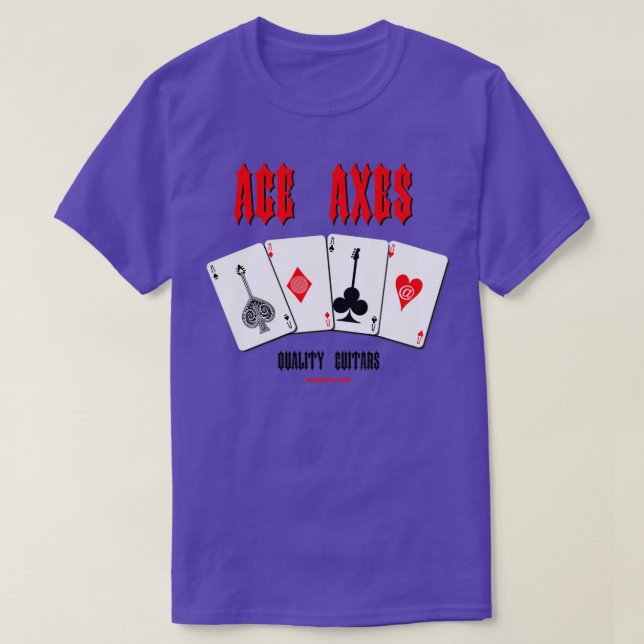 Ace Axes Quality Guitars T-Shirt (Design Front)