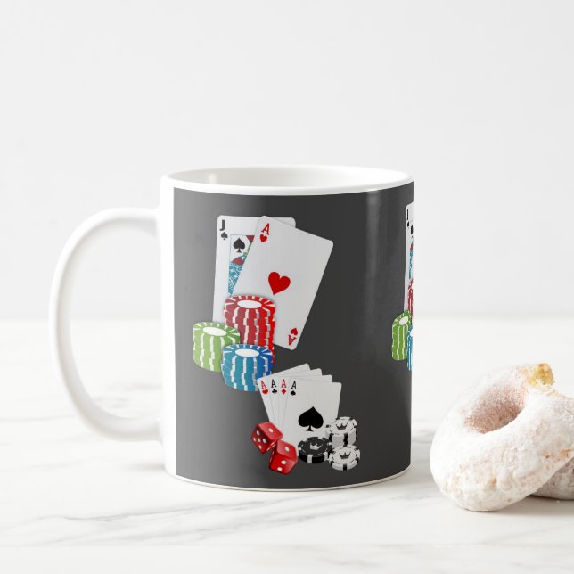 Ace Cards Mug (With Donut)