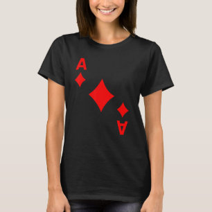 Ace Diamonds Deck Of Cards Halloween Costume Match T-Shirt