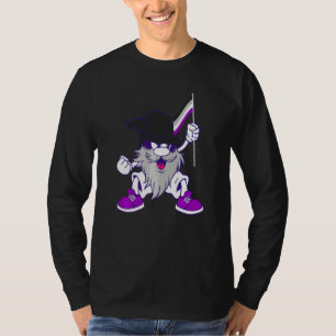 Ace Gnome Asexual Flag Raise Lgbqa Asexual Pride A T-Shirt
