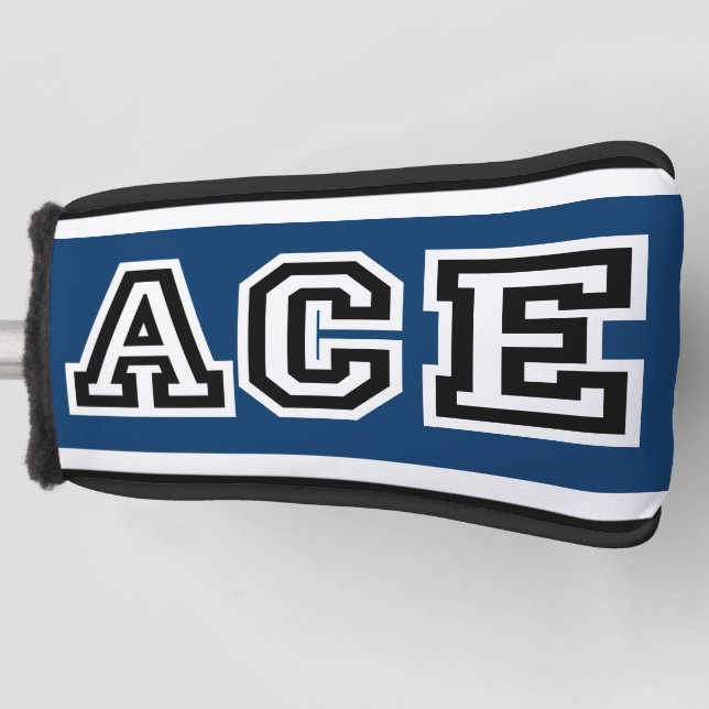 Ace Golf Term Golf Club Head Cover (Front)