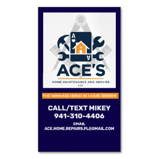 ACE Home Maintenance and Repairs Business Card