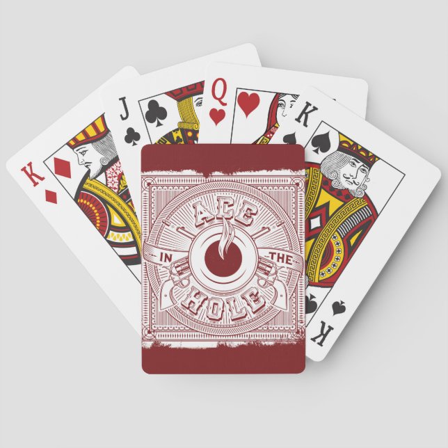 Ace in the Hole Playing Cards (Back)
