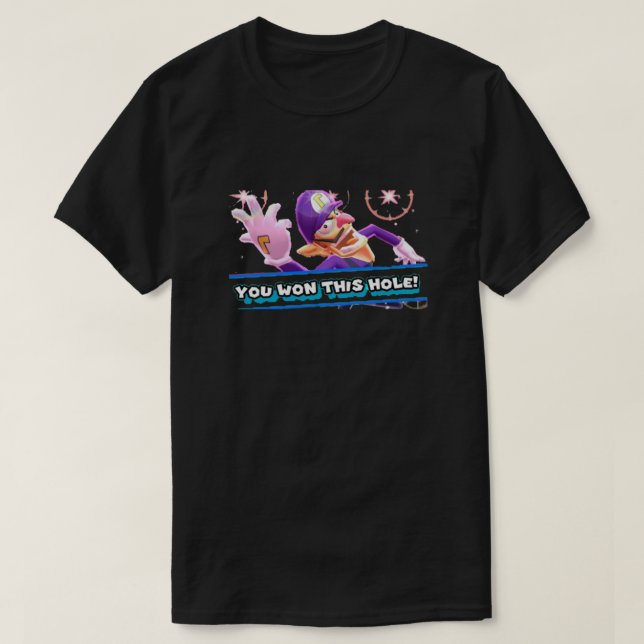 Ace in the Hole Waluigi T-Shirt (Design Front)