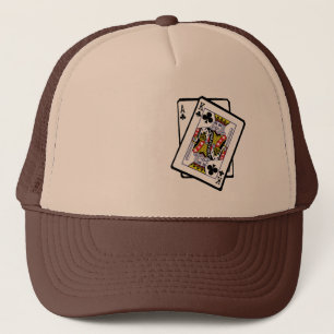 Ace & King of Clubs 21st Birthday Born 2002 Trucker Hat