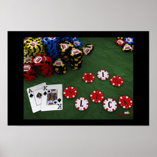 Ace King Suited - Big Slick Poster