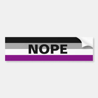 Ace "NOPE" Bumper Sticker