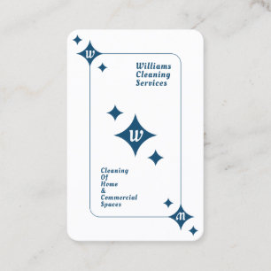 Ace of cleaning business card