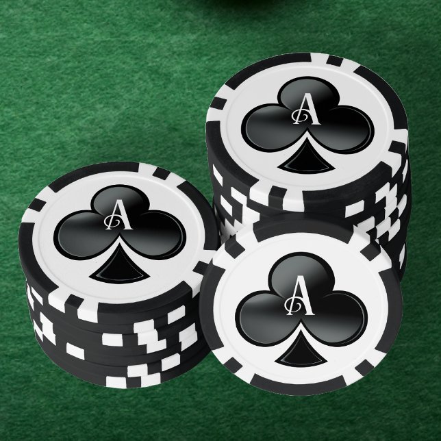Ace of Clubs Casino Deck of Playing Cards Poker Chips (Ace of Clubs Casino Deck of Playing Cards Poker Chips)