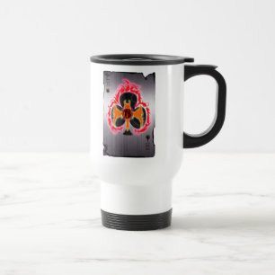 ace of clubs playing card travel mug