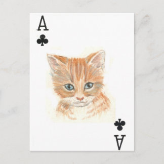 Ace of Clubs Postcard