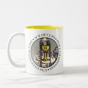 Ace of Cups with Text