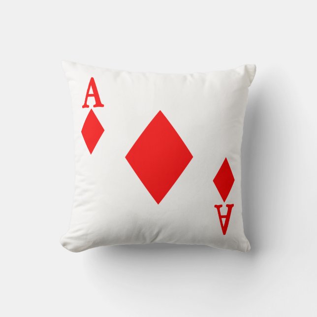 Ace of Diamonds Cushion (Front)