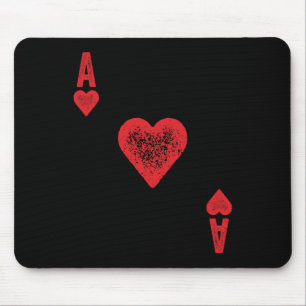 Ace Of Hearts Card Costume Mouse Mat