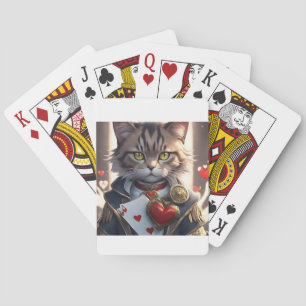 Ace of Hearts Cat Playing Cards