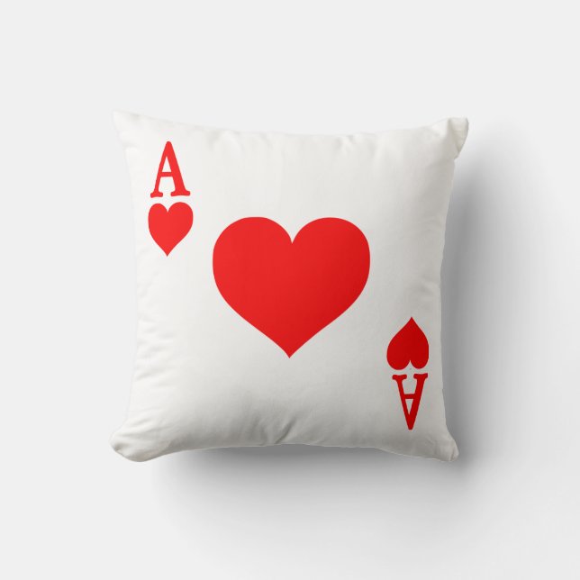 Ace of Hearts Cushion (Front)
