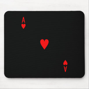 Ace Of Hearts Deck Of Cards Halloween Costume Mouse Mat