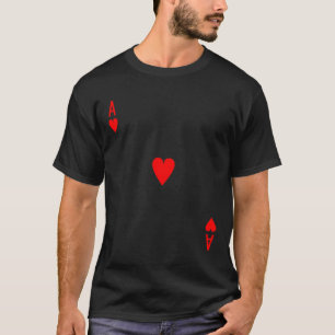 Ace Of Hearts Deck Of Cards Halloween Costume  T-Shirt
