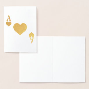 Ace of Hearts Foil Card