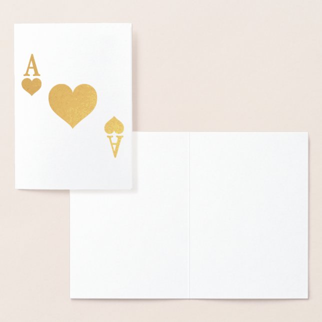 Ace of Hearts Foil Card (Display)